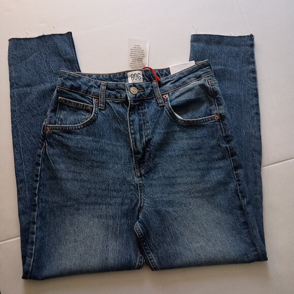 BDG Urban Outfitters High Waist/Slim Leg Medium Wash Denim Jeans Women's W30 NWT - Picture 4 of 15